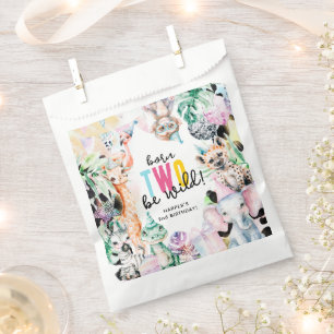 Bolsa De Papel Nacidos dos dos como salvajes Safari Animales de s