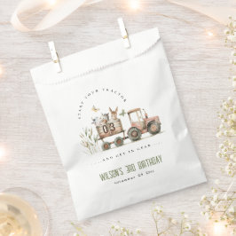 Bolsa De Papel Nacimiento de animales de la granja de roya roja T