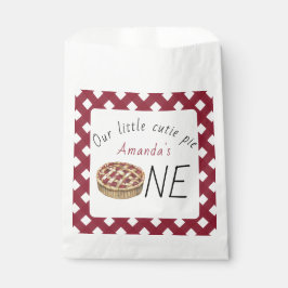 Bolsa De Papel Nacimiento de los niños de Watercolor Pie