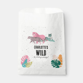 Bolsa De Papel Nacimiento Salvaje Fiesta de Nacimiento Jungla Ani