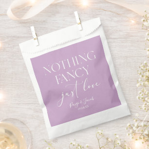 Bolsa De Papel Nada Elegante Solo Amor Minimalista Casual Boda