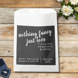 Bolsa De Papel Nada Fancy Ama Solo El Casual Sencillo