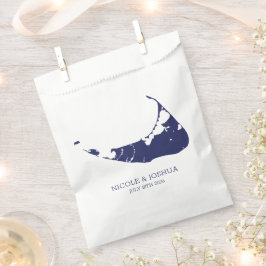 Bolsa De Papel Nantucket Island Boda Nantucket Navy