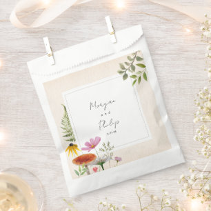 Bolsa De Papel Napkins Boda forestal botánico