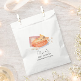 Bolsa De Papel Naranja Cutie Pie Flower Fall Baby Shower