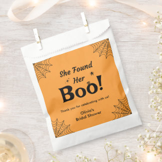 Bolsa De Papel Naranja Encontró Su Ducha De Boo Halloween