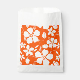 Bolsa De Papel Naranja HAWAIAN HULA (HIBISCUS)