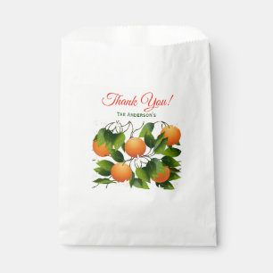 Bolsa De Papel Naranja usted los agrios dulces el   le agradece