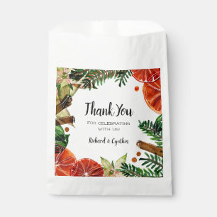 Bolsa De Papel Naranjas de moda y Navidades de canela