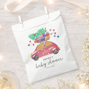 Bolsa De Papel Navidad - ducha de bebé