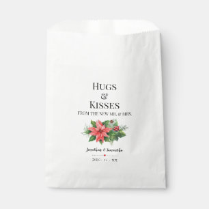 Bolsa De Papel Navidades abrazan y besan a la nueva señora Boda