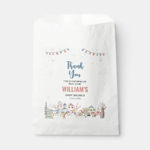 Bolsa De Papel Navidades alegres gracias a Baby Shower por la bol