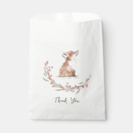 Bolsa De Papel Navidades Animal Fox Gracias