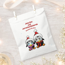 Bolsa De Papel Navidades Baby Penguins