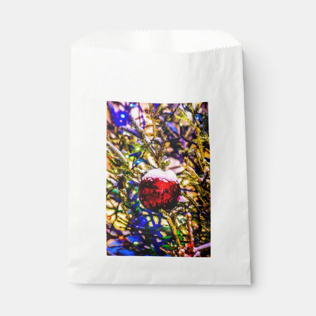 Bolsa De Papel Navidades Ball Red (Anverso)