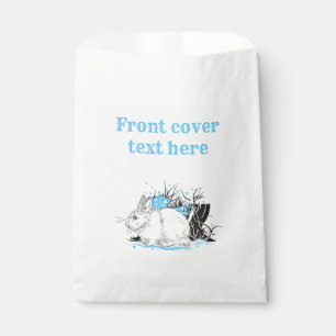 Bolsa De Papel navidades blancos Rabbit Hare
