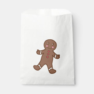Bolsa De Papel Navidades Bolsa Favor Gingerbread