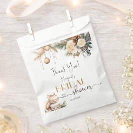 Bolsa De Papel Navidades Bridal Shower Boho Winter Floral