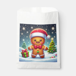 Bolsa De Papel Navidades caprichosos/hombre de pan de jengibre de