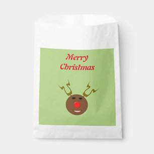 Bolsa De Papel Navidades cibernéticos Personalizados de renos fa