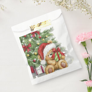 Bolsa De Papel Navidades con decoración presente y de árbol