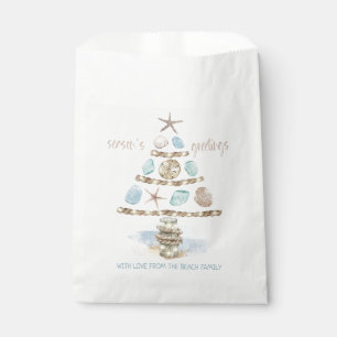 Bolsa De Papel Navidades costeros de pepino y vidrio marino