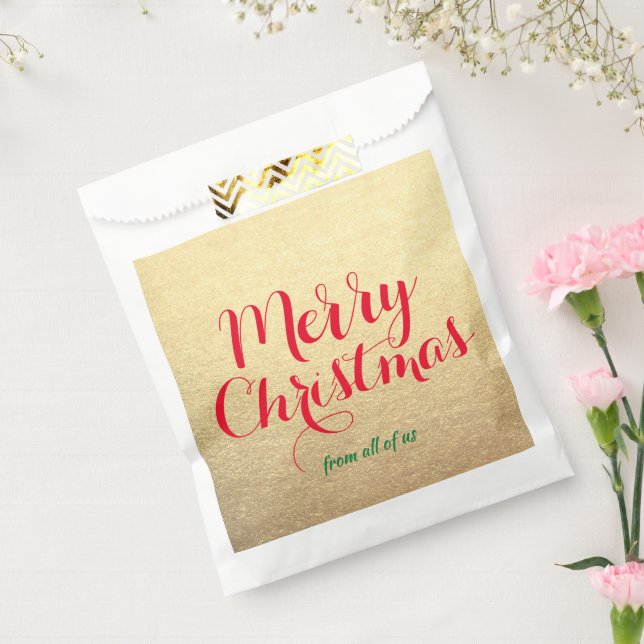 Bolsa De Papel Navidades de empleados de la oficina de coworker (Sellado)