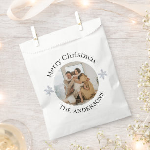 Bolsa De Papel Navidades de fotografía familiar