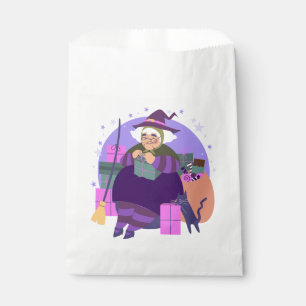 Bolsa De Papel navidades de la epifanía bruja befana gato negro