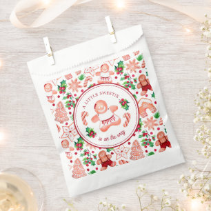 Bolsa De Papel Navidades de Little Sweetie Gingerbread Baby Showe