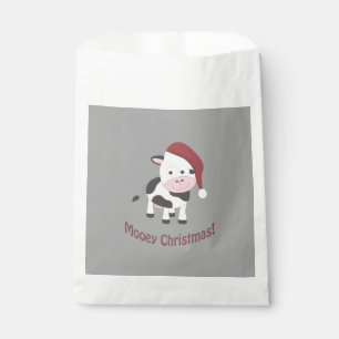 Bolsa De Papel ¡Navidades de Mooey! Santa Cow