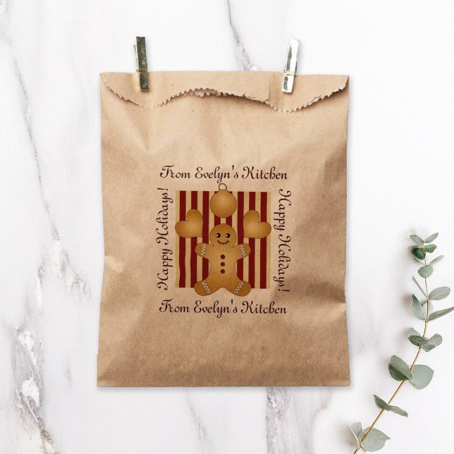 Bolsa De Papel Navidades de pan de jengibre caseros (Subido por el creador)