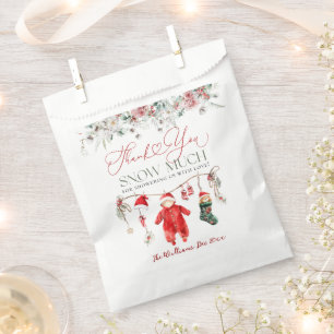 Bolsa De Papel Navidades de Santa Bebé Baby Shower Género neutral