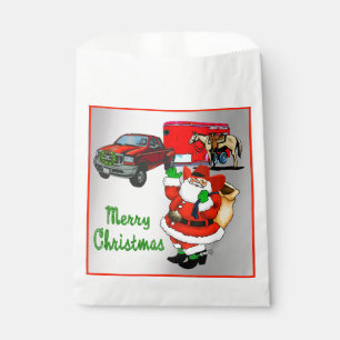 Bolsa De Papel Navidades de Santa Trailer de Camión Rodeo Occiden