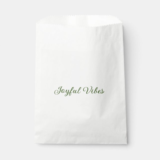 Bolsa De Papel Navidades de vibraciones alegres de vacaciones ver (Anverso)