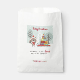 Bolsa De Papel Navidades de Woodland Bear