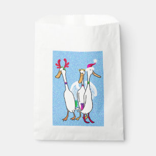 Bolsa De Papel Navidades disfrazan patos