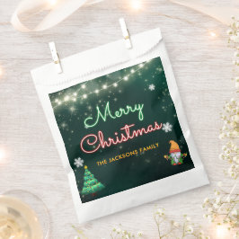 Bolsa De Papel Navidades divertidos Neon Rótulo Fiesta