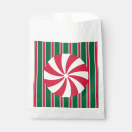 Bolsa De Papel Navidades divertidos y aficionados Peppermint Cand