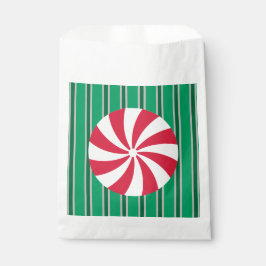Bolsa De Papel Navidades divertidos y aficionados Peppermint Cand