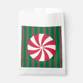 Bolsa De Papel Navidades divertidos y aficionados Peppermint Cand