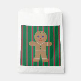 Bolsa De Papel Navidades divertidos y amables hombre pan de jengi