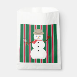 Bolsa De Papel Navidades divertidos y entusiastas Detective Snowm