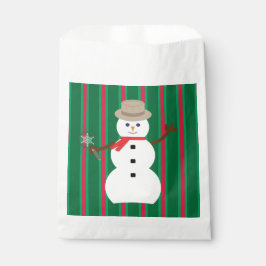 Bolsa De Papel Navidades divertidos y entusiastas Detective Snowm
