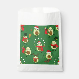 Bolsa De Papel navidades feos aguacate santa invierno