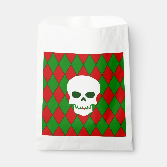 Bolsa De Papel navidades feos crían harlequin espeluznante (Anverso)
