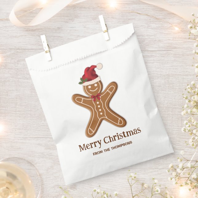 Bolsa De Papel Navidades festivos de pan de jengibre cocinan con  (Cortado)