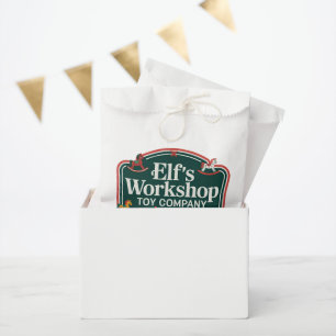 Bolsa De Papel Navidades festivos fiesta del taller Elf