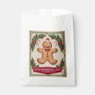 Bolsa De Papel Navidades festivos Gingerbread fiesta de la alegrí