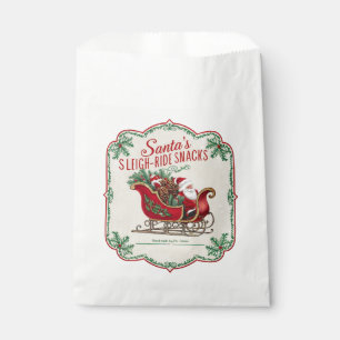 Bolsa De Papel Navidades festivos montan refrigerios